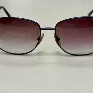 Ralph Lauren Gradient Purple Sunglasses with Gold Detail